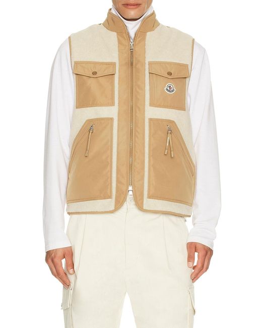 Moncler Natural Karakai Vest for men