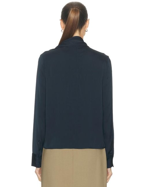 SRG Blue Celeste Silk Top