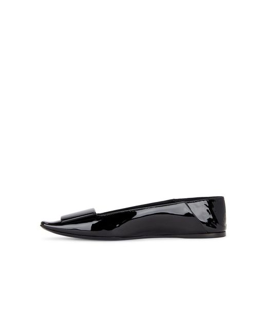 Saint Laurent Black Poppi Flat