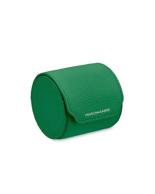 Maison De Sabre Green Watch Roll Case