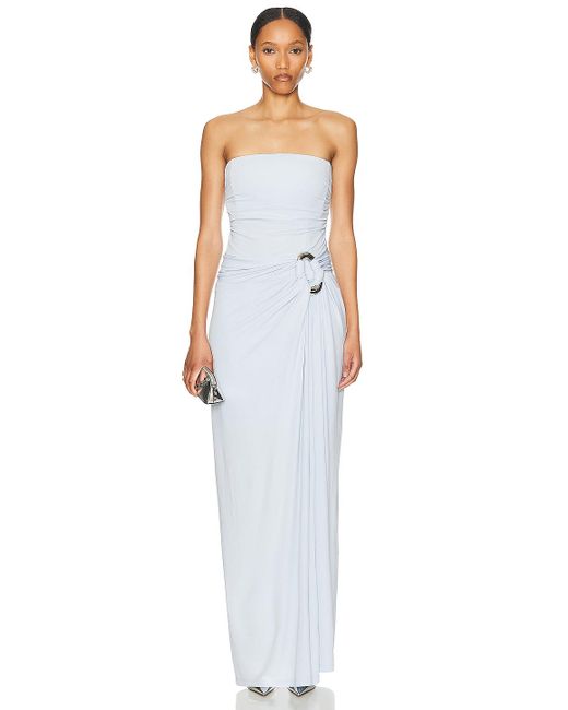 Jonathan Simkhai White Emma Bustier Midi Dress