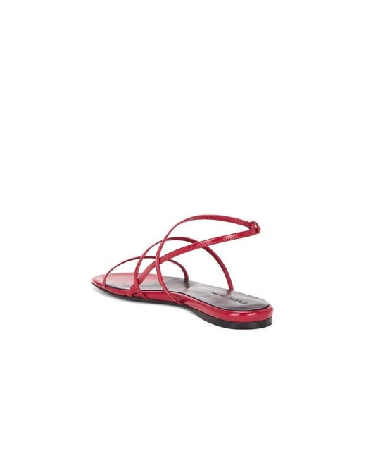 Khaite Pink Loop Flat Sandal