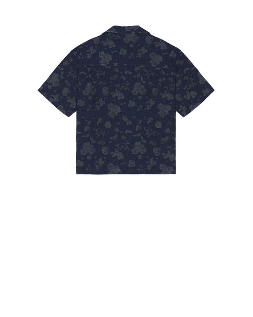 Honor The Gift Blue Floral Camp Shirt for men