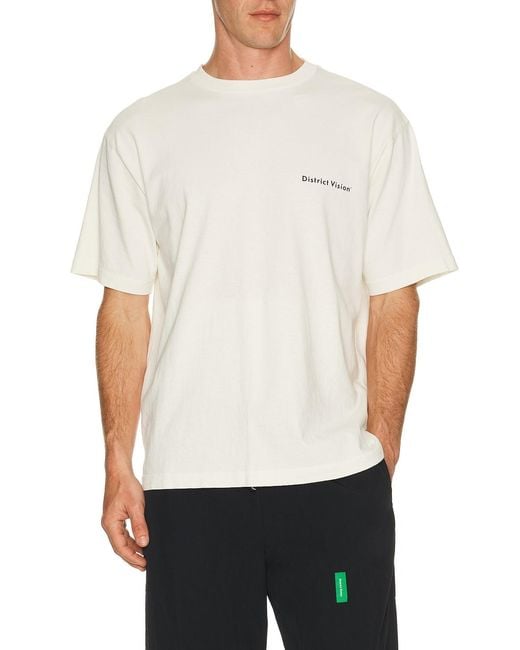 District Vision White Arrow Eye Tee for men