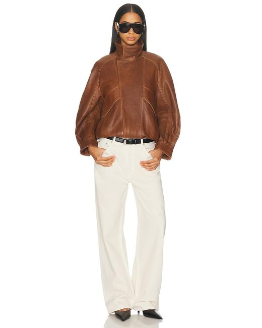 Nour Hammour Brown Ariste Jacket
