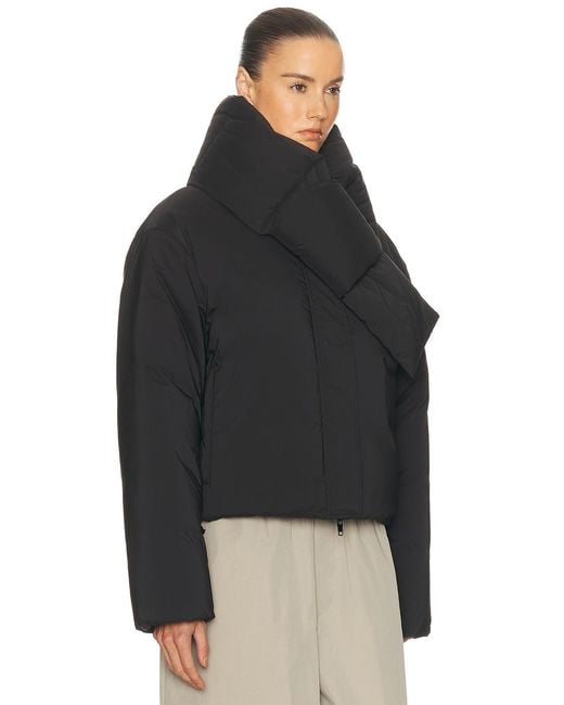 Alexander Wang Black Cropped Puffer Jacket