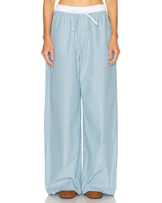 Acne Blue Pijama Striped Pant