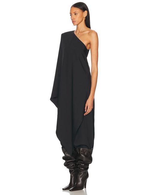 Alexandre Vauthier Black One Shoulder Top
