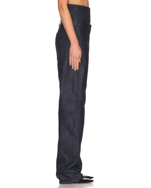 Mugler Blue Straight Leg