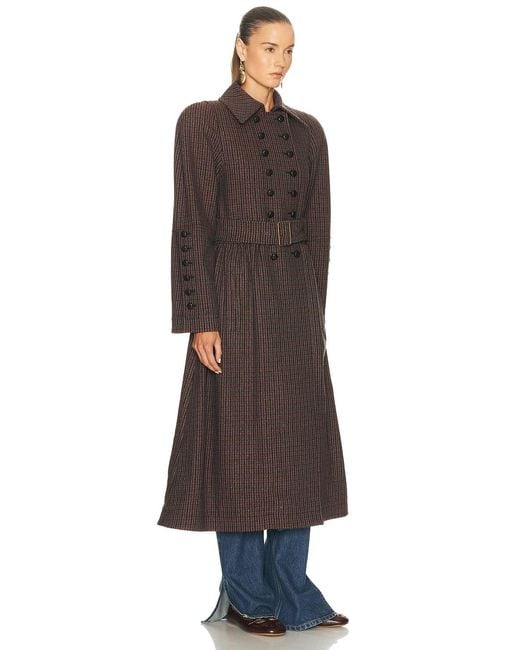 Chloé Gray Double Breasted Coat