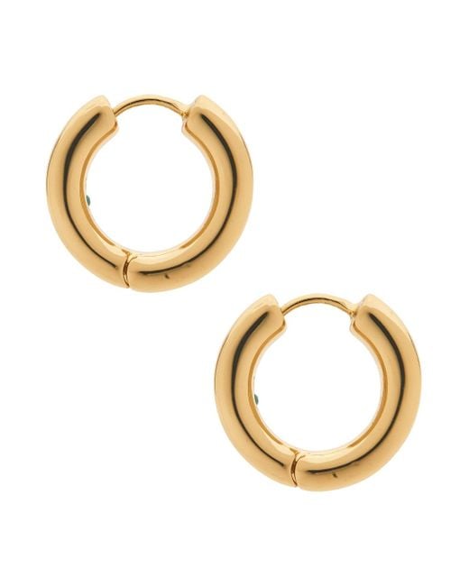 Roxanne Assoulin Metallic Triple Tube Huggie Earrings