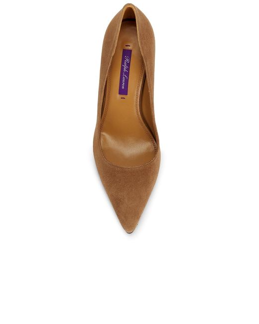 Ralph Lauren Brown Tenney Pump