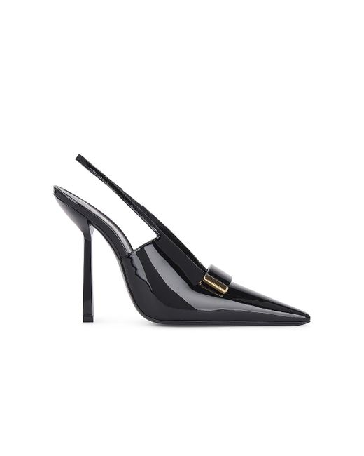 Saint Laurent Black Madame Singback Pump