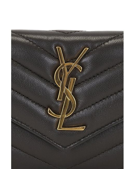 Saint Laurent Black Small Envelope Wallet