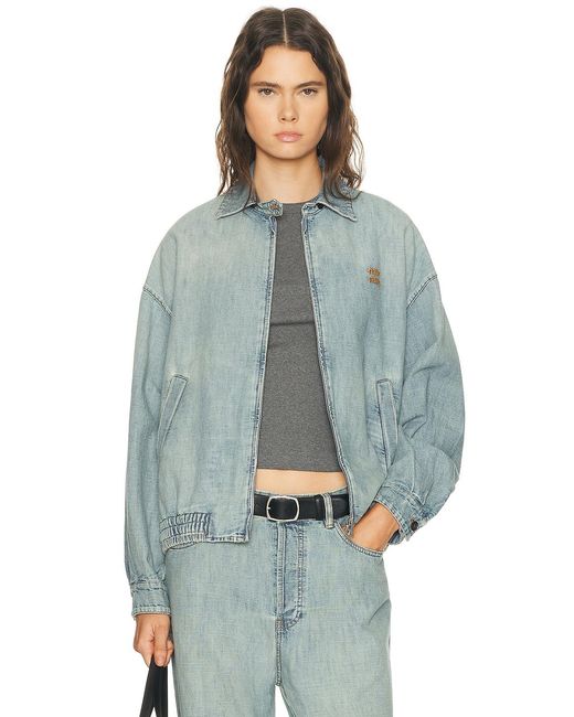 Miu Miu Blue Chambray Jacket