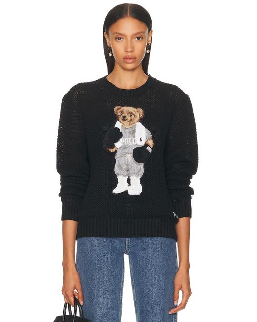 Polo Ralph Lauren Black Crewneck Sweater