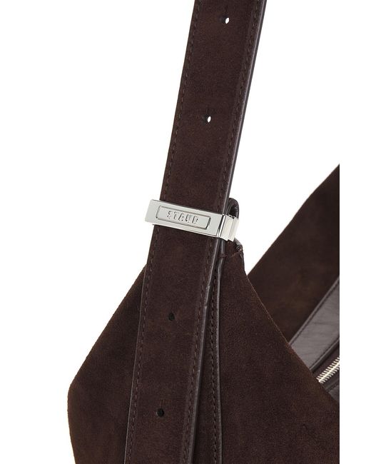 Staud Brown Large Demy Shoulder Bag