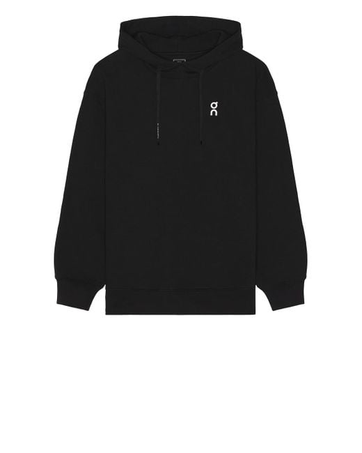 On Shoes Black Club Hoodie Graphic for men