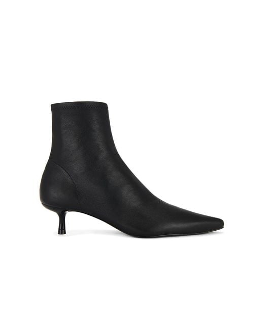 Jonathan Simkhai Black Joni Stretch Leather Ankle Boot