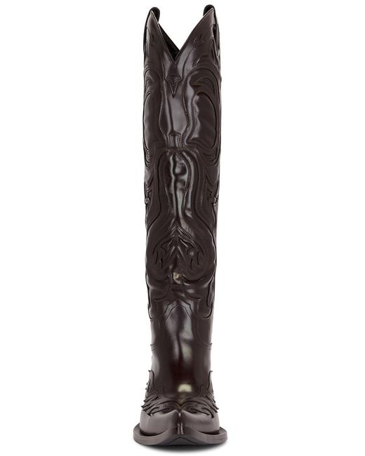 Acne Black Bogirl High Knee Boot