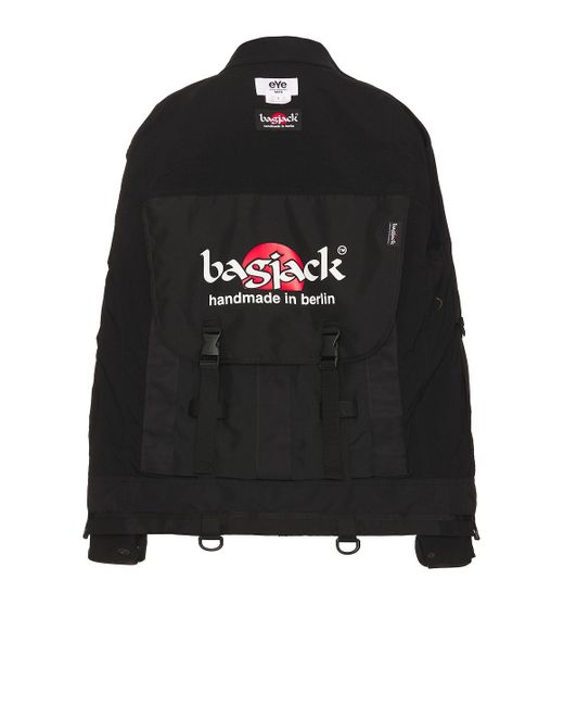 Junya Watanabe Black X Oakley Twill And Polyester Laminated Jacket for men