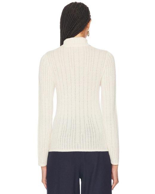 Bode White Louise Pullover