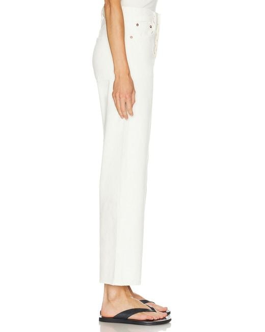 Agolde White Arc Jean
