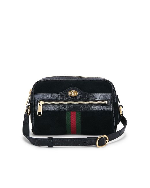 Gucci Black Mini Ophidia Crossbody Bag