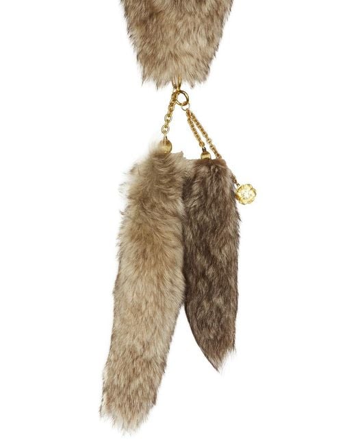 Chloé Natural Shearling Fur Collar