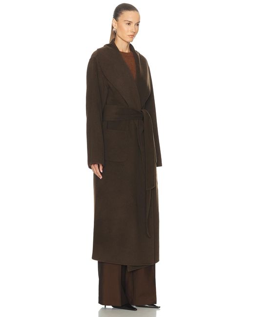 SER.O.YA Black Mavis Wool Coat