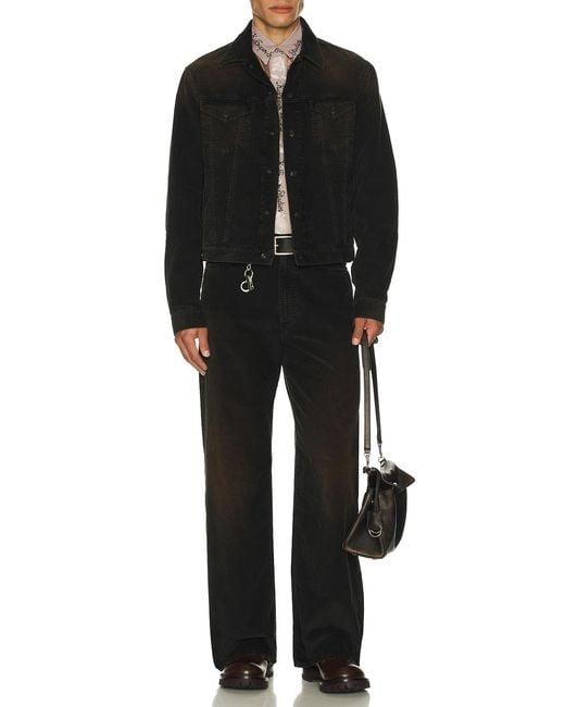 Acne Black Rye Cord Jacket for men
