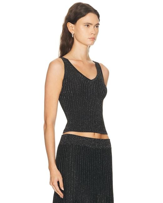 Solid & Striped Black The Tabitha Top