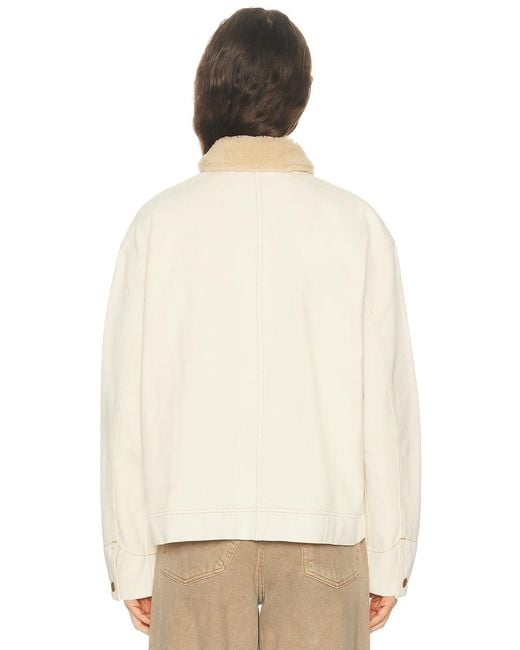 SLVRLAKE Denim Natural Casey Square Worker Jacket