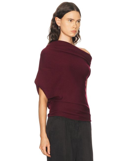 Staud Purple Mabel Sweater