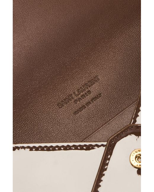 Saint Laurent Brown Passport Case
