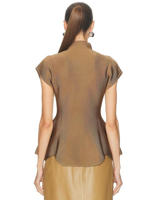 Khaite Brown Andra Top