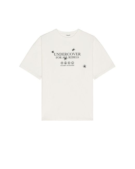 Undercover White Graphic Tee for men