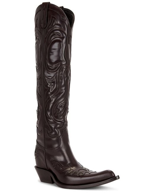 Acne Black Bogirl High Knee Boot