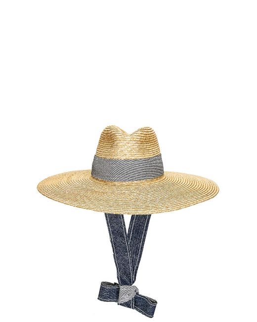 Lola Hats Denim Ironing Board Hat in Natural Lyst