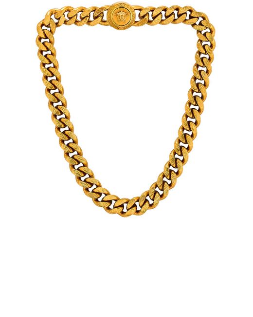 Versace Metallic Necklace for men