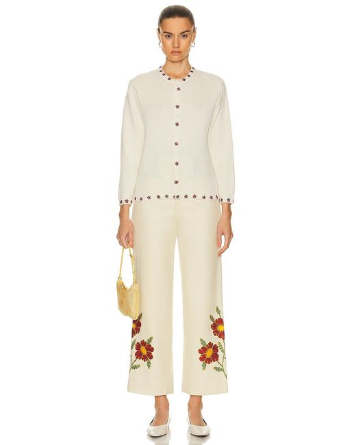 Bode Natural Grandiflora Trouser