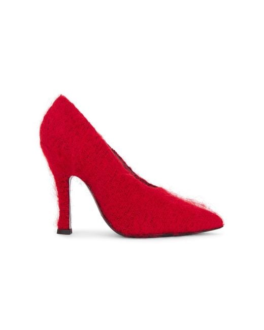 Magda Butrym Red Loom Pump