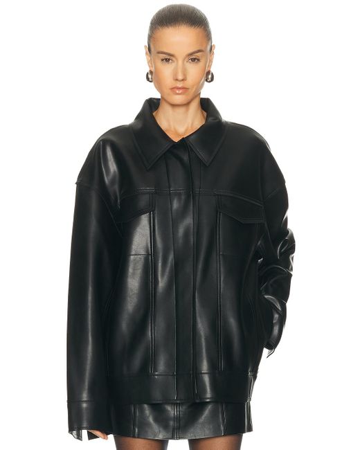 Norma Kamali Black Oversized Jacket