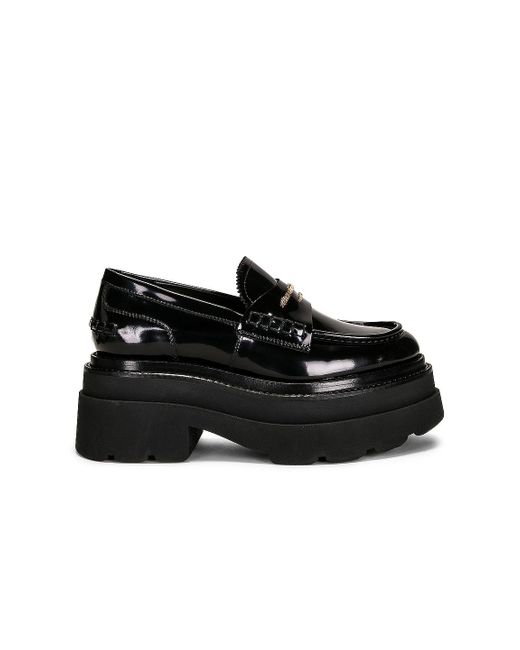 carter platform loafer in leather