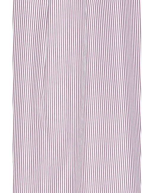 Comme Si Gray Mandrin Collar Tunic Top