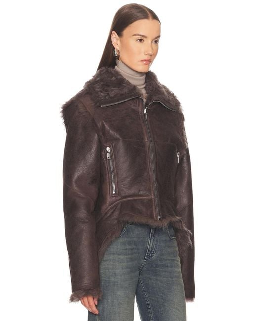 Rick Owens Brown Reversible Exploder Jacket