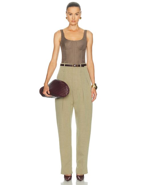 Monse Gray Corset Top