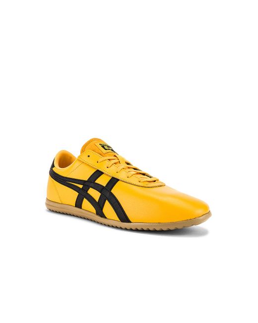 Onitsuka Tiger Leather Tai-chi-reb in Tiger Yellow & Black (Yellow) for Men  | Lyst
