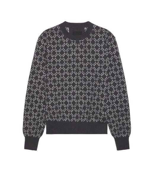 Givenchy Black Crew Neck Sweater for men