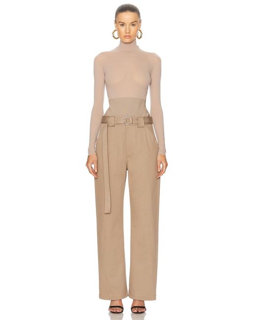 Alaïa Natural Cargo Pant